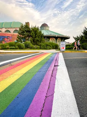 Rainbow Zebrastreifen in Asbury Park  | Rainbow Zebrastreifen in Asbury Park |   – provided by WTS