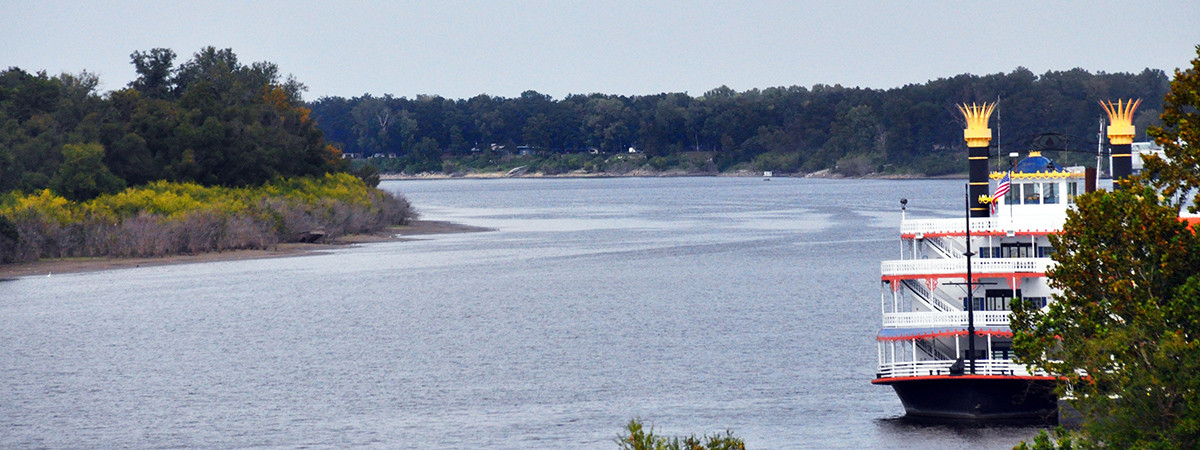 Casino-Boot auf dem Mississippi in Greenville