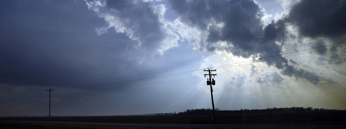 Der Himmel über dem Mississippi Delta