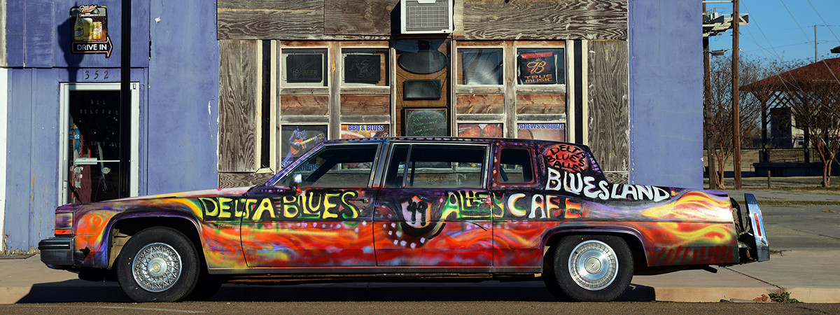 Das Delta Blues Alley Cafe in Clarksdale