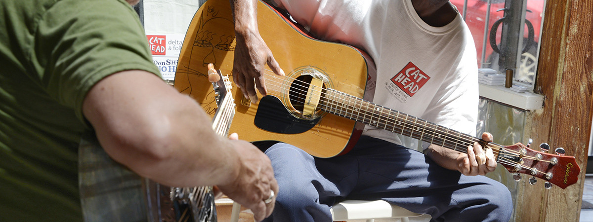 Spontane Jam Session in Leland, nahe Greenville