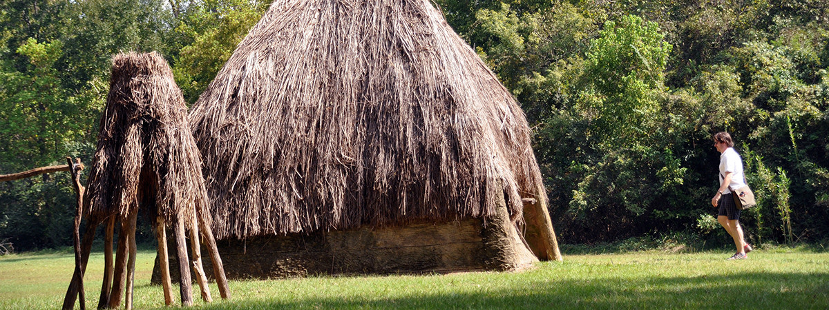 Das Grand Village of the Natchez Indians in Natchez