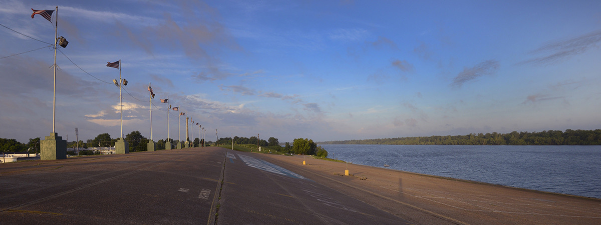 Mississippi River Levee in Greenville