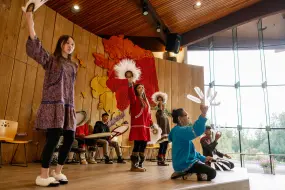 Dancers at Alaska Native Heritage Center  | Dancers at Alaska Native Heritage Center |   – Kerry Tasker / Visit Anchorage
