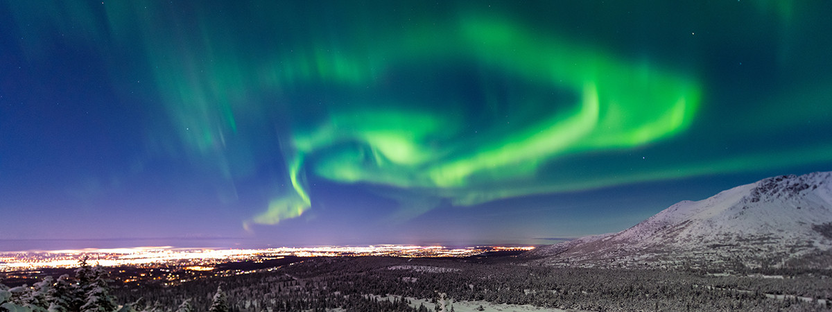 So sehen Sie die Nordlichter in Anchorage