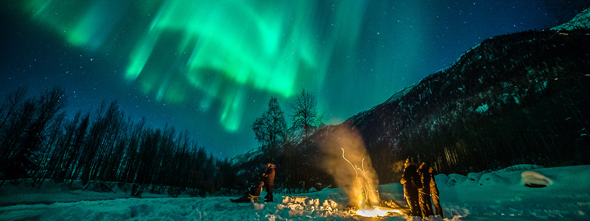 So sehen Sie die Nordlichter in Anchorage