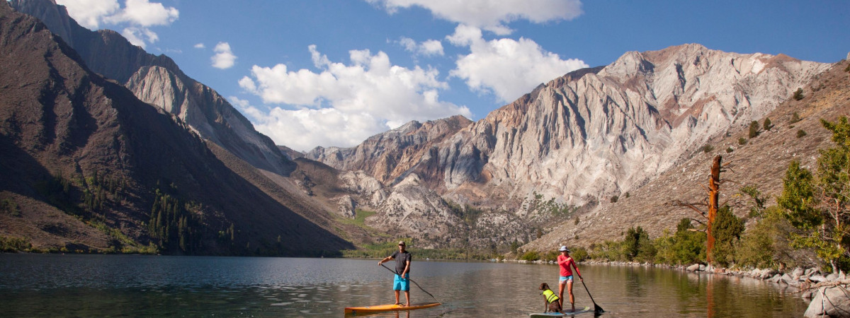 SUP Convict Lake, Mammoth Lakes