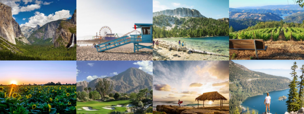 California Partners
Yosemite Mariposa County, Santa Monica, Mammoth Lakes, Sonoma County, Yolo County, GreaterPalm Springs, San Diego, Lake Tahoe