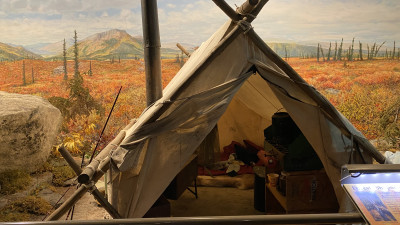 Morris Thompson Cultural & Visitors Center Fairbanks Alaska - Canvas Tent  – Elke Brosin / Explore Fairbanks Alaska