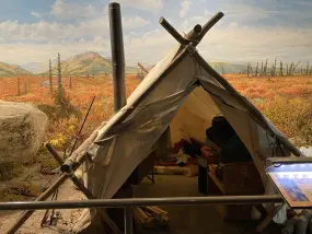 Morris Thompson Cultural & Visitors Center Fairbanks Alaska - Canvas Tent  | Morris Thompson Cultural & Visitors Center Fairbanks Alaska - Canvas Tent |   – Elke Brosin / Explore Fairbanks Alaska
