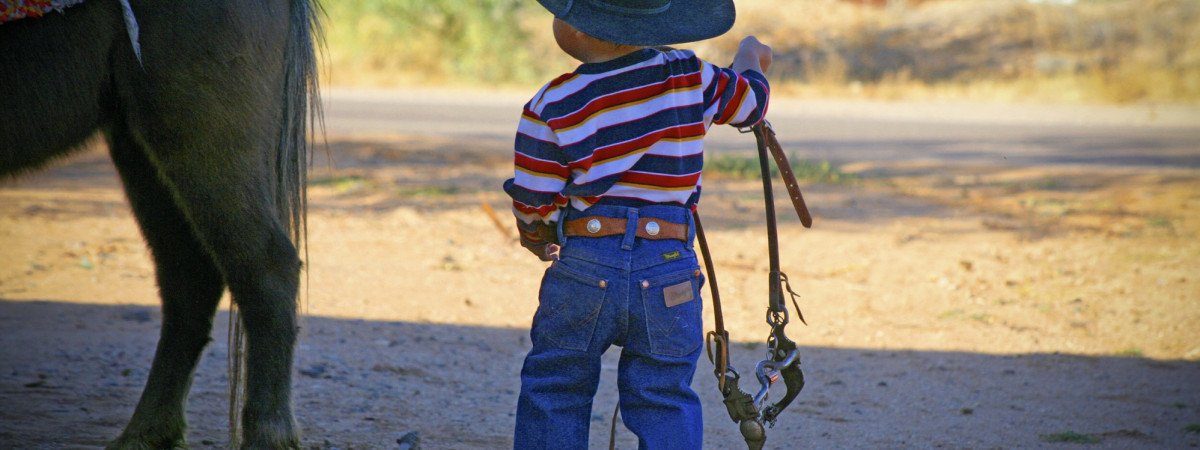 Auch Cowboys haben mal klein angefangen!