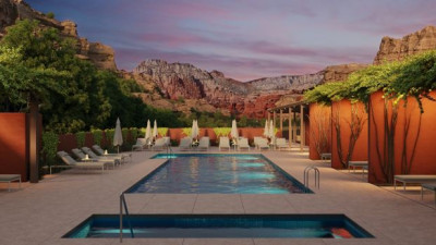 Der Pool des Mii Amo Sedona  – Gluckman Tang Architects and Alden Studios