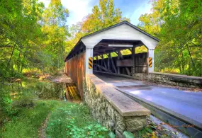 Covered Bridge in der Countryside of Philadelphia  | Covered Bridge in der Countryside of Philadelphia |   – D. Maxfield for The Countryside of Philadelphia