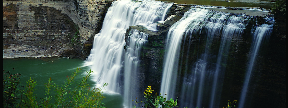 Middle Falls im Letchworth State Park