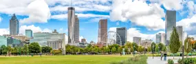 Atlanta Central Olympic Park Panorama in early fall  | Atlanta Central Olympic Park Panorama in early fall |   – provided by Discover Atlanta