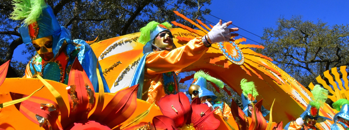 Paradewagen in New Orleans