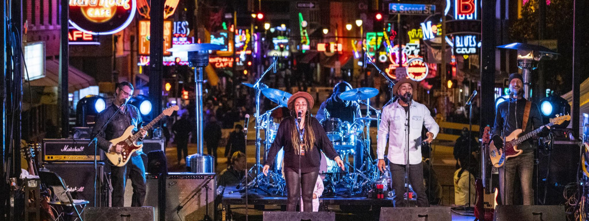 Konzert auf der Beale Street