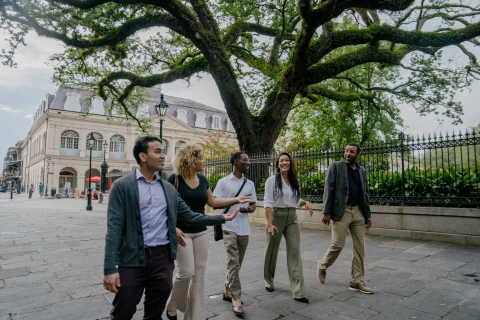 Walking in Jackson Square  | Walking in Jackson Square |   – © Justen Williams/NewOrleans.com