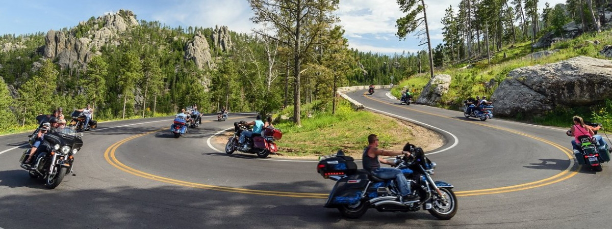 Riders während der Sturgis Rally