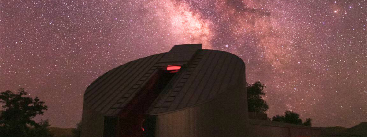 Milky Way over the Bruneau Dunes observatory