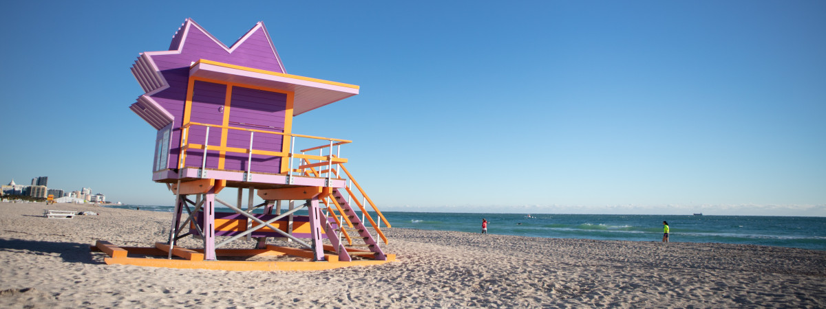 Rettungsschwimmerturm in South Beach