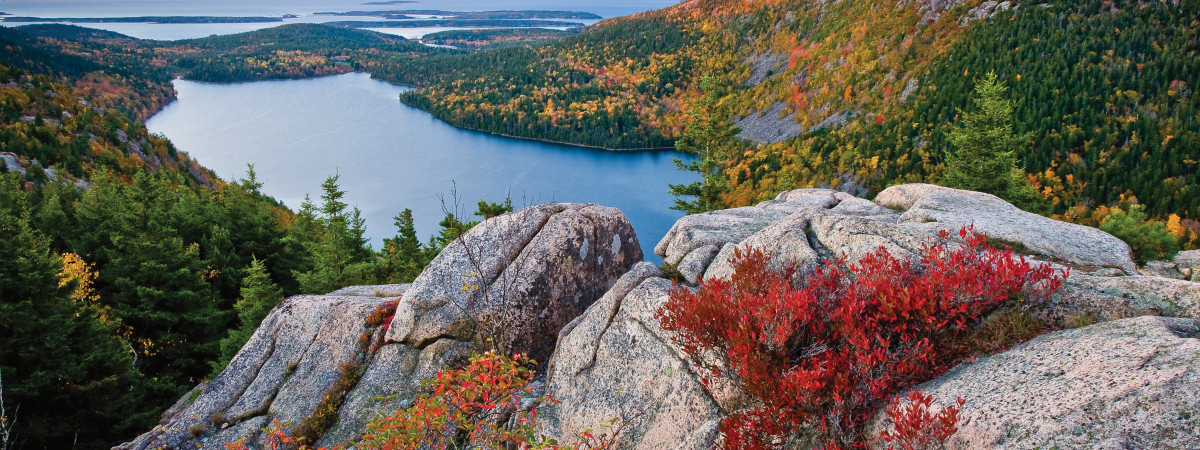 Jordan Pond im Acadia National Park